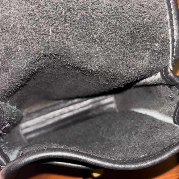 Coach vintage Black Leather Scooter Crossbody Bag 9893 - Picture 12 of 16